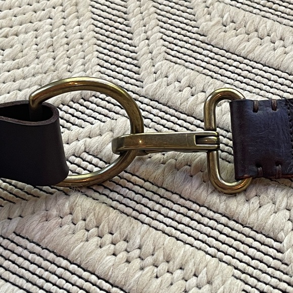 J. Crew Genuine Leather braided women’s Belt in Brown size M - Picture 8 of 11